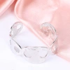 The best-selling new product features a pig nose hollowed-out design bracelet with 18K copper plating and gold plating. It is a fashionable and simple jewelry with a high-end feel Application Scenario